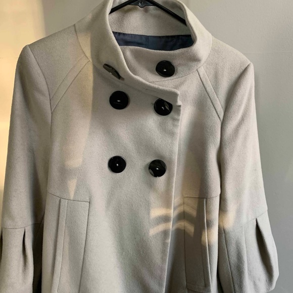 Brand new - ZARA beige wool double breast jacket - Picture 2 of 13